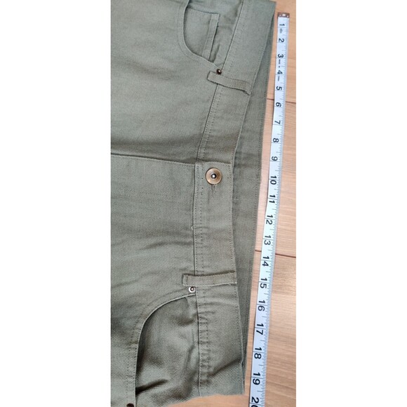 Vtg‎ No Boundaries Pants Men's 38X31 Green Double Knee Workwear Baggy Skater Y2K - Picture 7 of 13